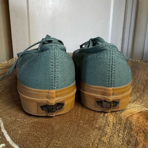 Vans Classic Olive Green Canvas Gum Sole Skate Shoes SoCal Summer Retro Casual - Picture 7 of 13